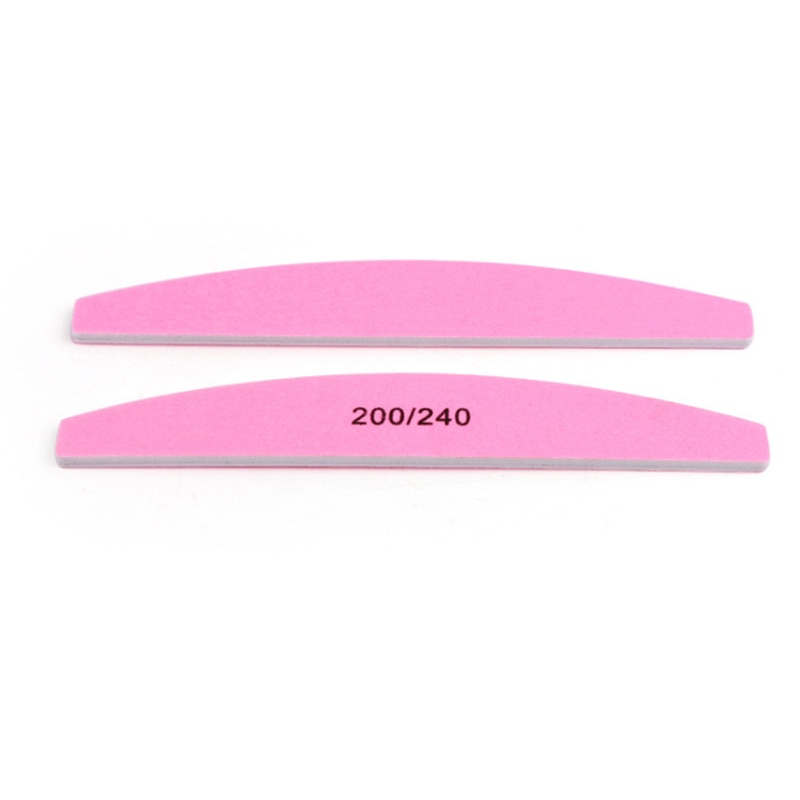Lima de uñas 200/240, bloque pulidor de pedicura, herramientas de pulido de manicura , herramientas de pulido de uñas