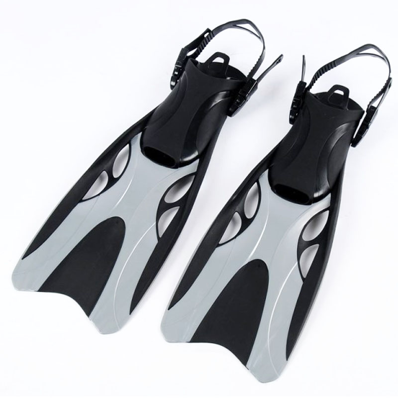 Pinne professionali per immersioni subacquee scarpe da nuoto regolabili per adulti pinne da immersione per Monofin con piede da Snorkeling lungo sommergibile in silicone