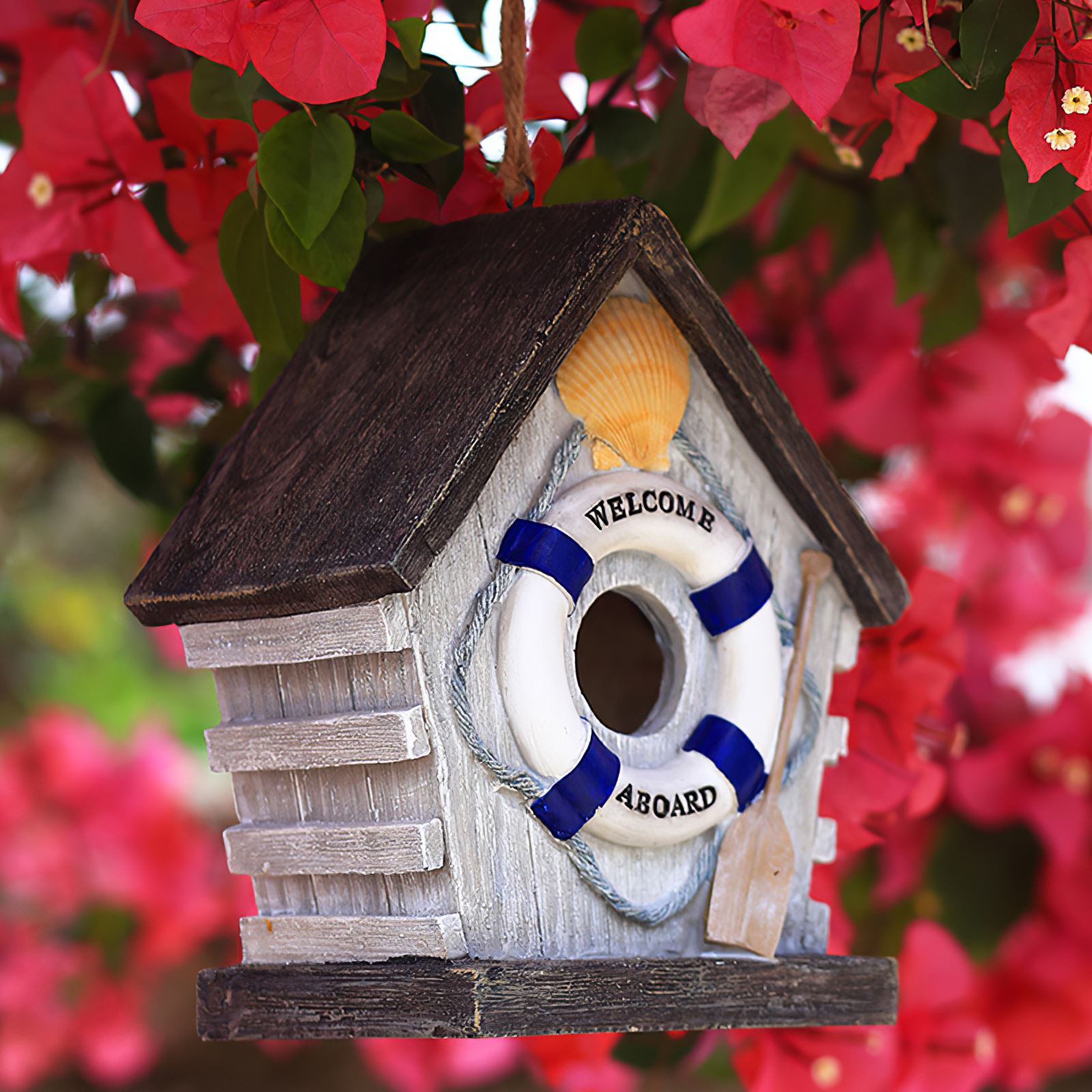 Hanging Bird House Bird Cage Resting Place Wall-mounted Outdoor Birdhouse Warm Protective Bird Nesting Box Outdoor Winter Garden