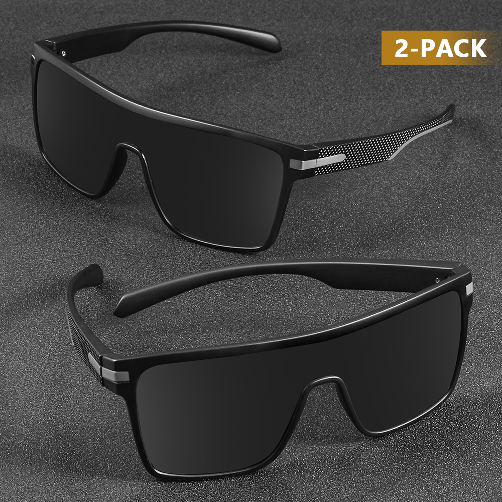 CRIXALIS Moda Polarizada Óculos de Sol Para Homens Quadrados Oversized Anti Glare Driver Espelho Óculos de Sol Mulheres UV400 Óculos Masculino