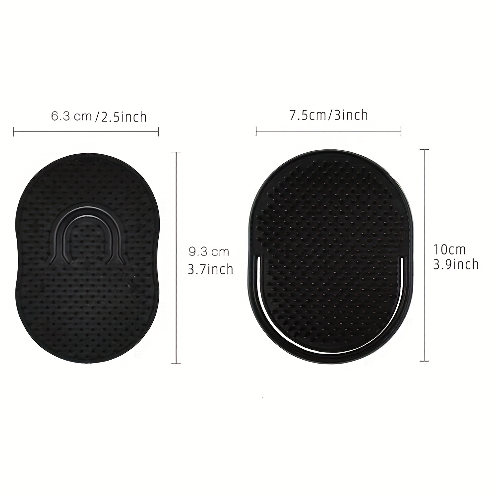 2pcs Multifunctional Pocket Hair Brush Small Light Palm Grip Comb Massage Brush Comb For Man Portable For Home Travel: Default Title