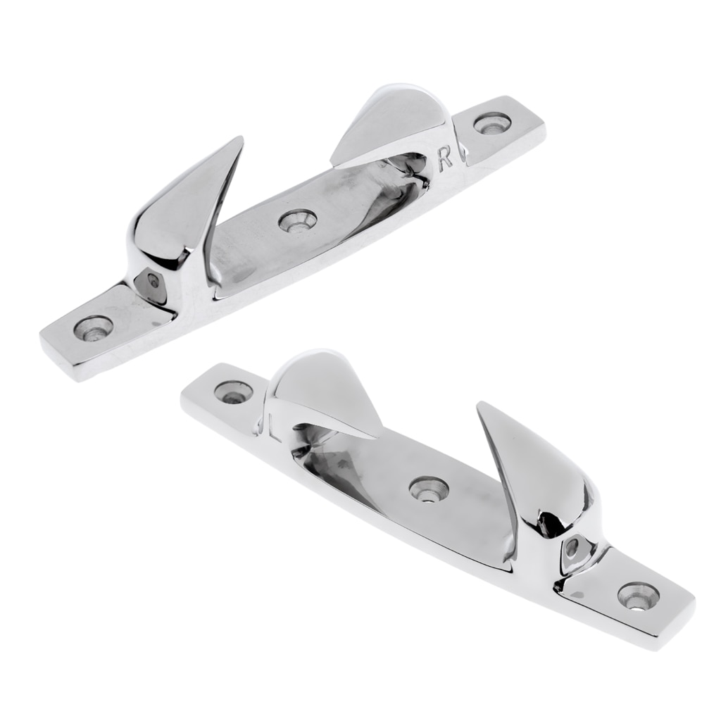 thumbnail image 2 of Boat Marine 316 Stainless Steel Line Straight Bow Chock For Boats - Skene Anchor Line 2 of 14