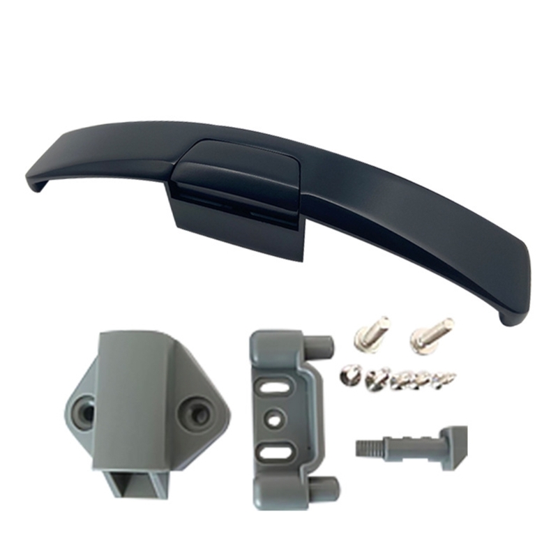 Camperslot Keyless Lock Drukknopslot Camperkast Slothandvat: zwart
