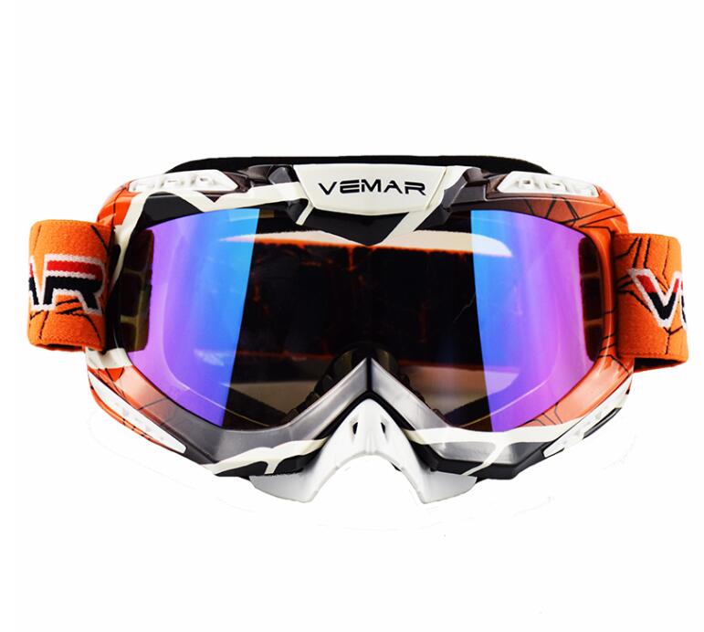motocross goggles motorcycle glasses MTB Off-Road Dirt Bike Goggles fit for FOX KTM Racing Helmet: Model 12
