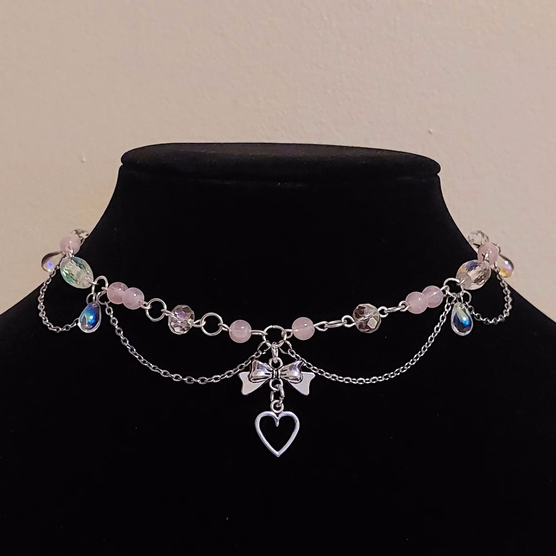 Collier Mirabelle | Bijoux de collier délicats | Coquette | Collier de bijoux de Y2K: Default Title