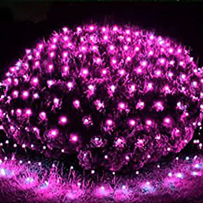 1,5x1,5 M 3x2M 6x4M LED malla de red guirnalda de luces guirnalda ventana cortina Navidad Hada luz boda vacaciones luz: Color blanco cálido / 11-15 W