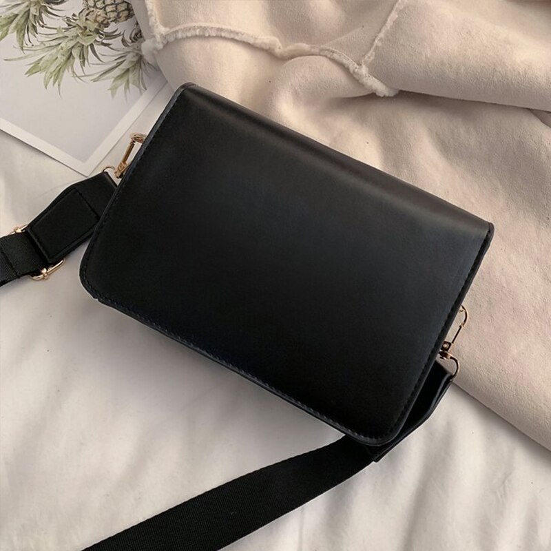 Mode Flap Crossbody Tassen Voor Vrouwen Pu Lederen Kleine Vierkante Tas Koppelingen Casual Schouder Tas Kleine Handtassen