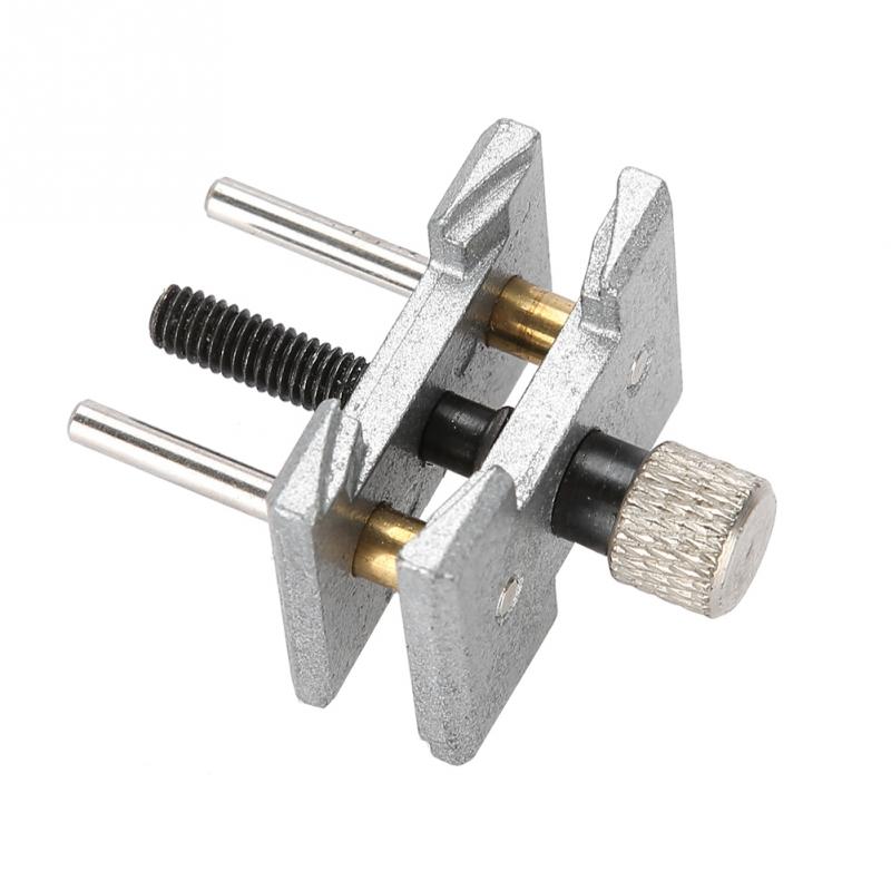 2Pcs Multifunctional Steel Watch Movement Holder Vice Clamp Remover Adjuster Fixer Adjustable Watch Repair Tool for Watchmaker