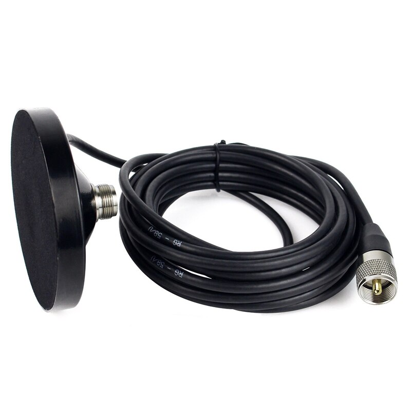 5m koaxial UHF Männlichen Frau90 Handy, Mobiltelefon Auto antenne magnetische dach Basis