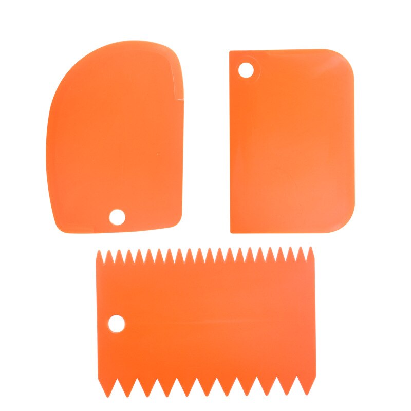 Keramik Schaber Werkzeug Tonne Skulptur Kontur Keramik Skulptur Werkzeug DIY Tonne Textur Schaber Keramik Grobe bilden Werkzeug: 3Stck einstellen1 Orange