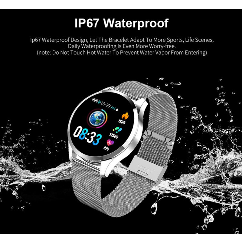Montre intelligente de luxe hommes moniteur de fréquence cardiaque pression artérielle Sport Fitness montres femmes montre numérique IOS Android Iphone Smartwatch