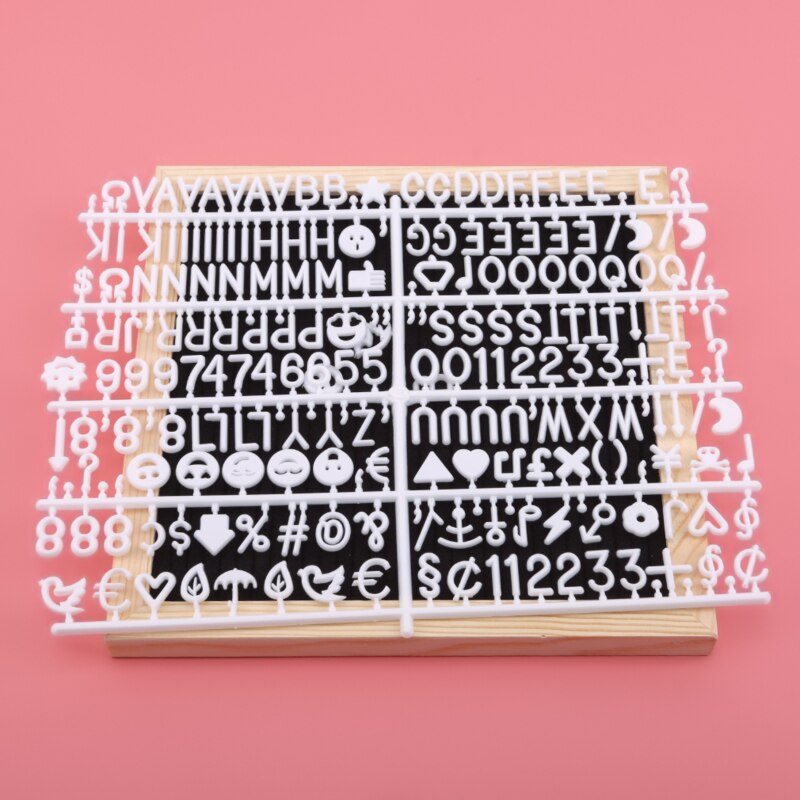 Felt Letter Board Wooden Frame Changeable Symbols Numbers Characters Message Boards For Home Office Decor Board Hoggard: Black
