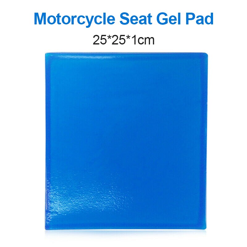 ! diy motorcykel sæde gel pad støddæmpningsmåtte blød pude til motorcykel bil stol pude motorcykel tilbehør: 25 x 25 x 1cm