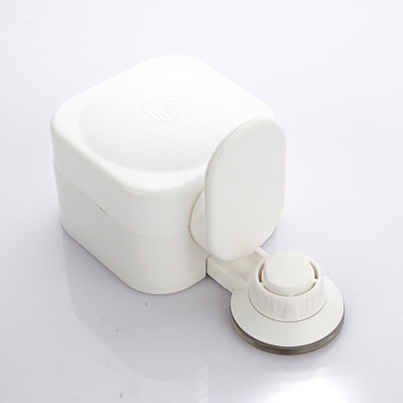 Sugekop flydende sæbedispenser hånd tilbage presseflaske til badeværelse organisere skum og flydende sæbeboks