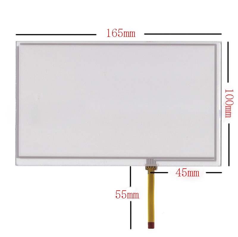 7 ''Innolux AT070TN92/90/94/93 HSD070IDW1 Touch Screen Digitizer Panel 165 Mm * 100 Mm