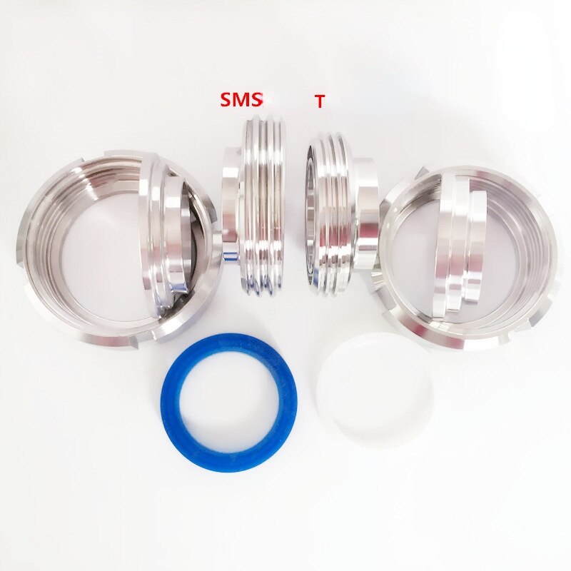 3/4 "1" 1.5 "2" 3 "4" Pijp Od Sus 304 Roestvrij Sanitaire Sms T-Draad Butt Lassen Op Socket Unie Set Pijp Montage Homebrew