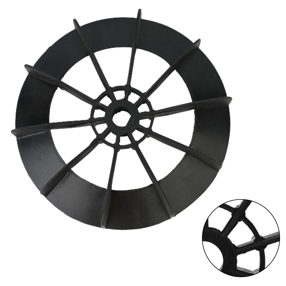 Blade Luftkompressor-Lüfter, Kunststoff, wasserdicht, Kugel, Typ D, Loch, direkt an der Linie, 14 mm Schaft,