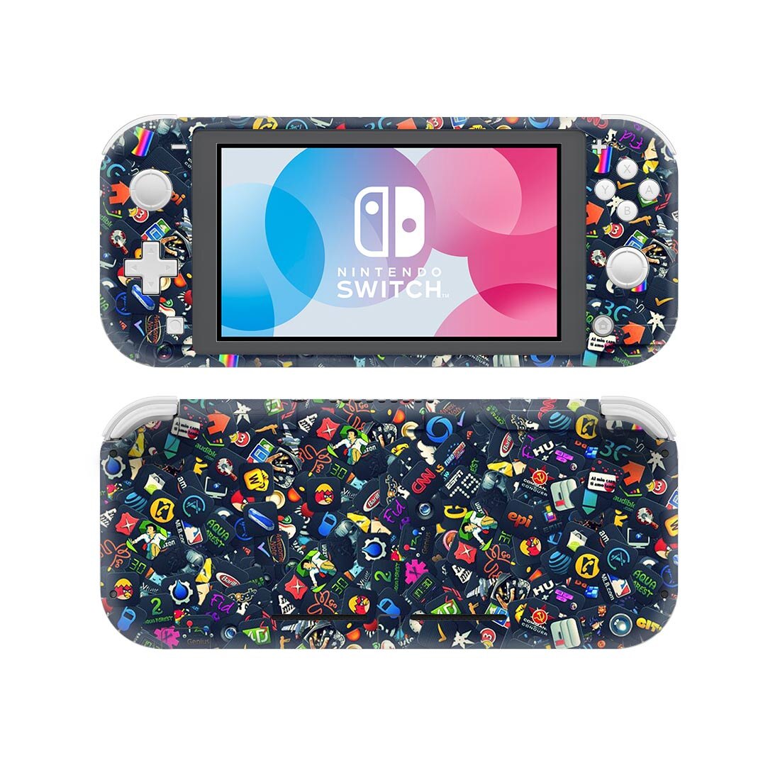 Pegatina de piel de vinilo de estilo grafiti para Nintendo Switch Lite, NSL película protectora, 15 estilos