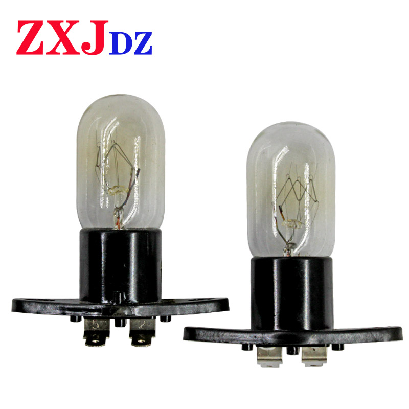 1 Pc Microwave Bulb Refrigerator Light Bulb 230V 20W with Flat Feet