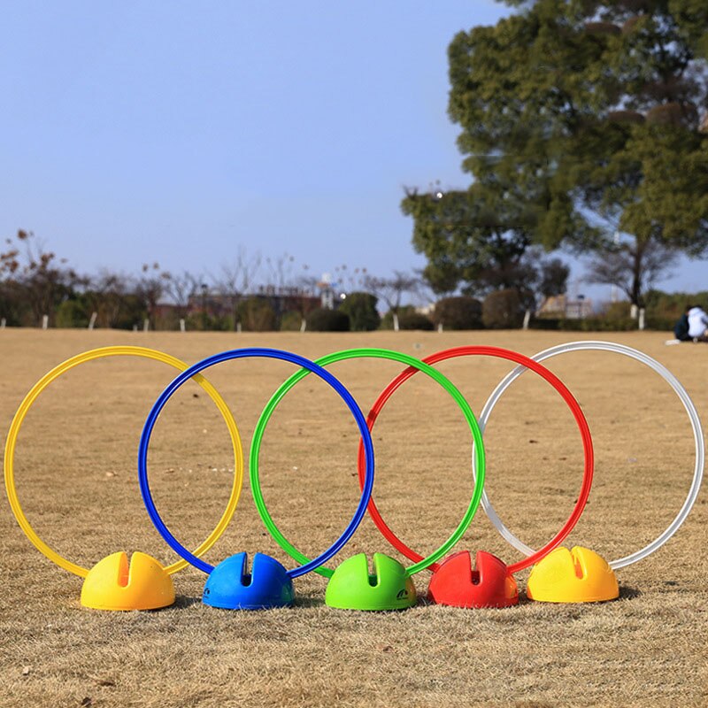 WH Pet Dog Outdoor Games Exercise Training Obedience Rehabilitation Agility Equipment Dog Hurdle Ring Jump hoop Canine Agility