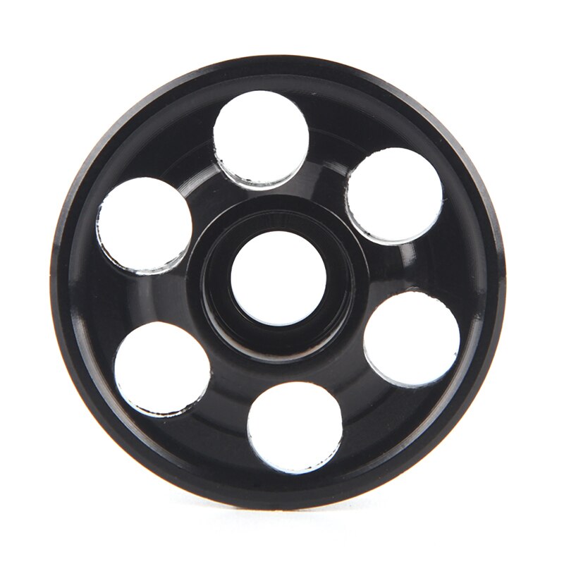 One Piece Colorful Ultra-light Bicycle Headset Top Cover Mtb Road Mountain Bike headset stem Top Cover Cap: Black