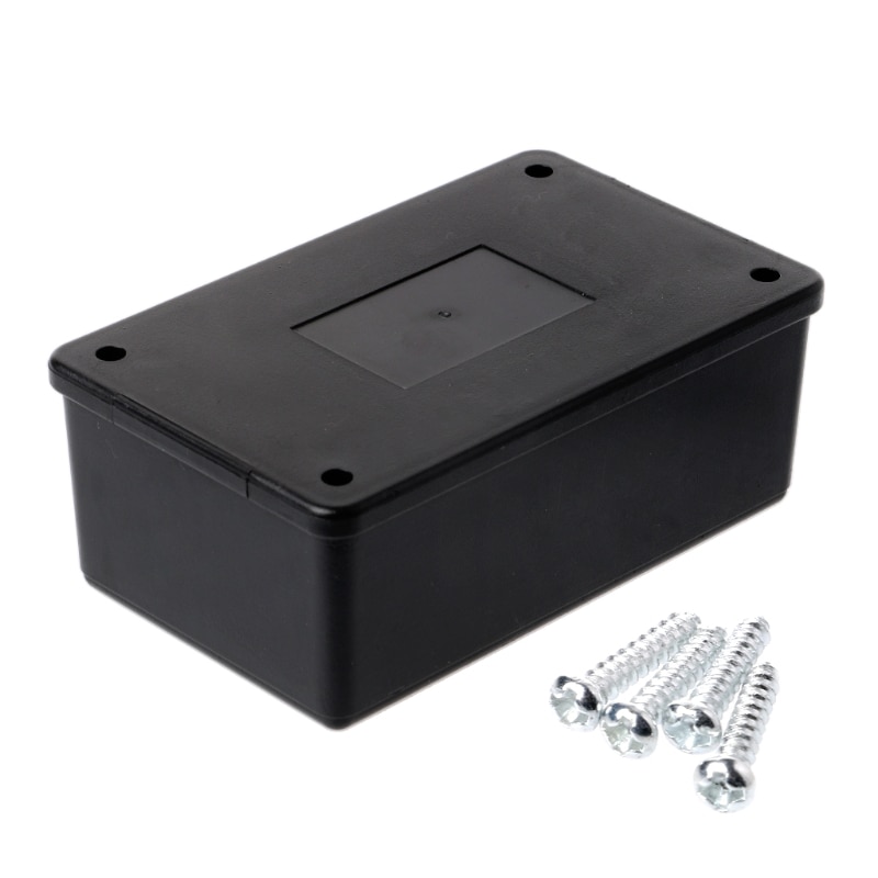 OOTDTY-carcasa electrónica de plástico ABS impermeable, caja de proyecto, color negro, 105x64x40mm