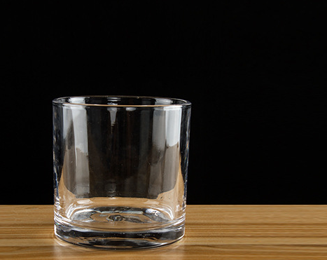 Simplicity Transparent Clear Tabletop Tall Glass Vase Bottle Terrarium Hydroponic Container Pot Flower Home Wedding Decor: 8x12cm