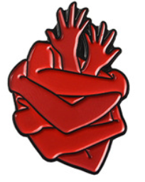 Cartoon Fun Hart Modeling Emaille Broche Oceaan Walvis Spray Bloem Vlinder Liefde Ogen Tekening Schakelaar Legering Badge Pin Sieraden: Style 7