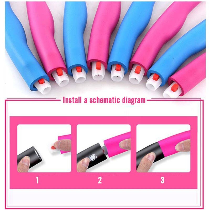 Adult Gymnastic Fitness Sport Hoop Removable Foam Hoop GymnasticHoop Gym Body Building Thin Waist Fitness Circle Equipment