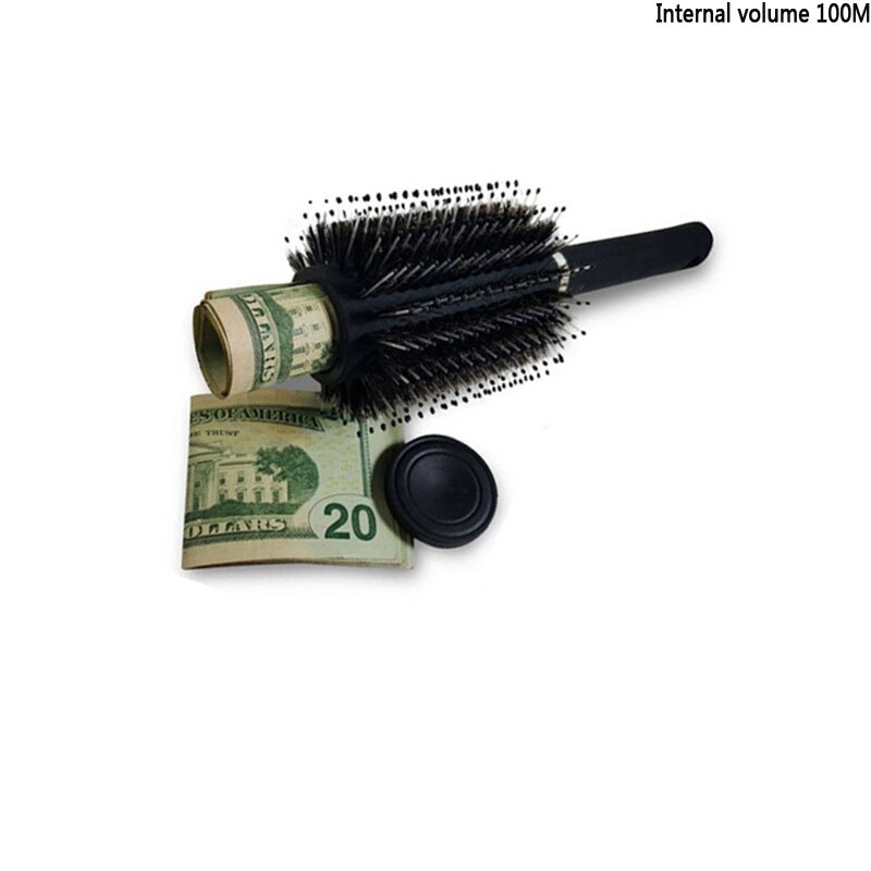 Haar Kam Secret Stash Holle Doos Verborgen Secret Hair Borstel Sleutel Kluis Verborgen Diversion Secret Verbergen Diamanten Sieraden Opslag: 100ML01