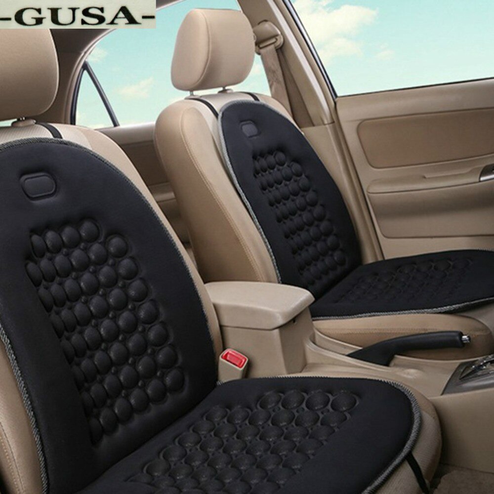 1Pc Vlas Auto Zitkussen Cover Massage Ademend Auto Vrachtwagen Voertuig Driver Stoelhoezen Universele Auto Styling Protectors Pads