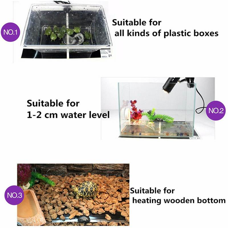 5-45W Adjustable Reptiles Heat Mat Climbing Pet Warm Heating Pads Temperature Controller Mats Reptiles Supplies EU Plug