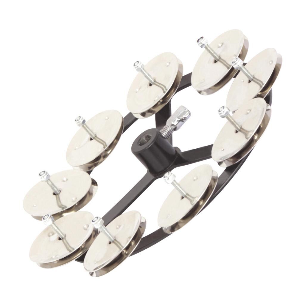 Tambourin Pour Batterie Ktv Hi Hat Tambourine Percussion Hi Hat Tambourine Drum Set Instrument Percussion Petit Format