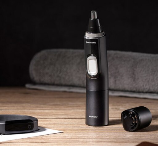 Panasonic Nose Hair Trimmer Electric Shaver Ear Hair Trimmer Vacuum Cleaning For Men Shaving Hair Removal Razor Beard Machine: Default Title