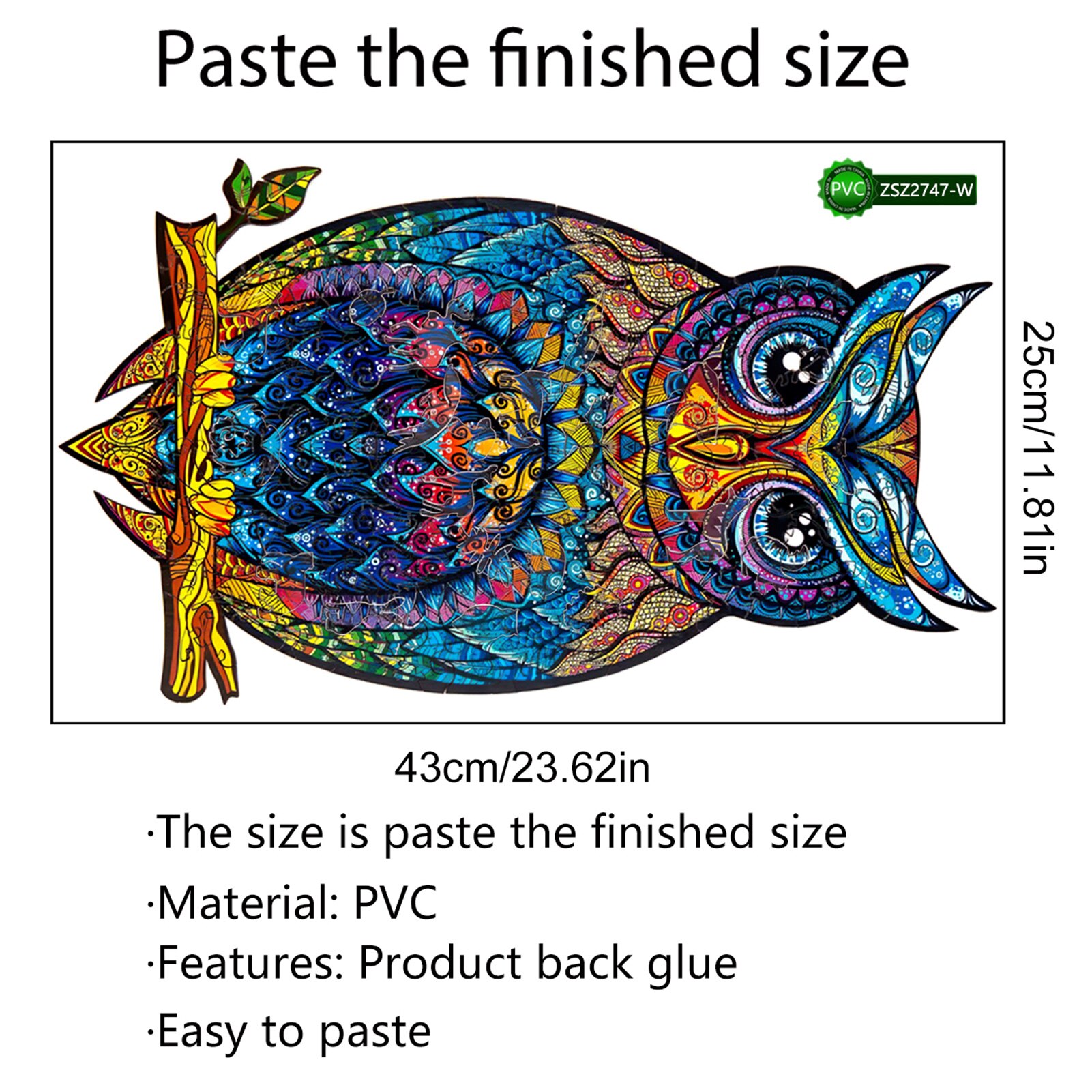 Diy Puzzel Stickers Voor Volwassenen Kinderen Elk Stuk Is Dier Vormige Kerstcadeau Puzzel Stickers Verbeteren Concentratie: Sticker 3