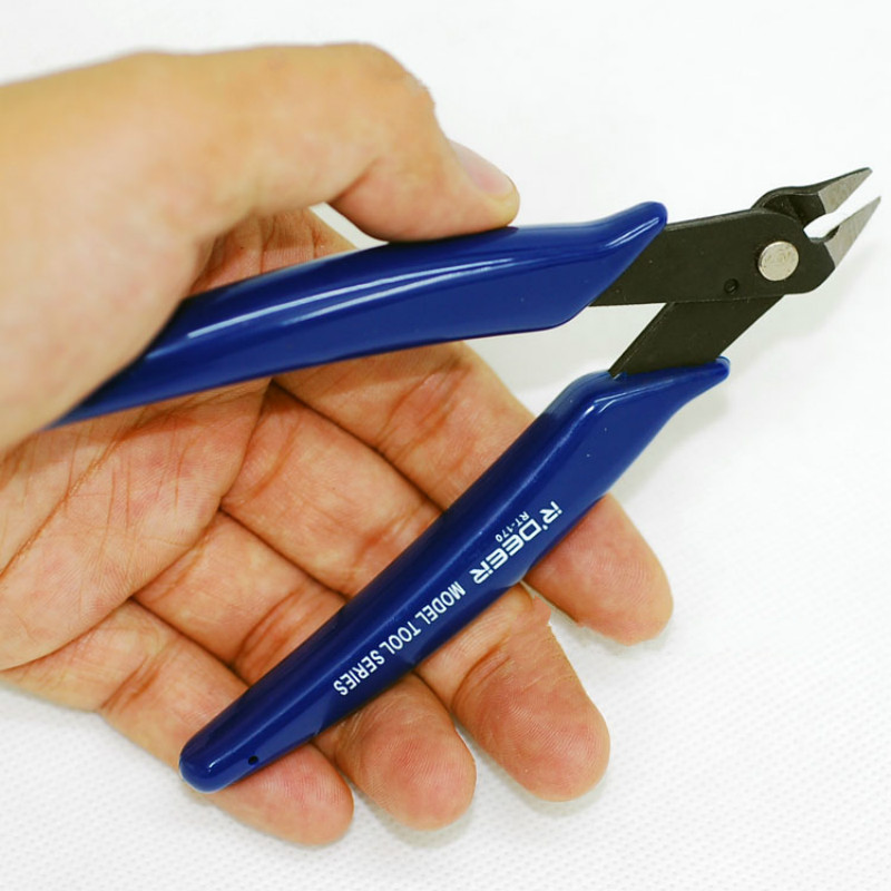 170 Wishful Clamp DIY Electronic Diagonal Pliers Side Cutting Nippers Wire Cutter: Dark blue