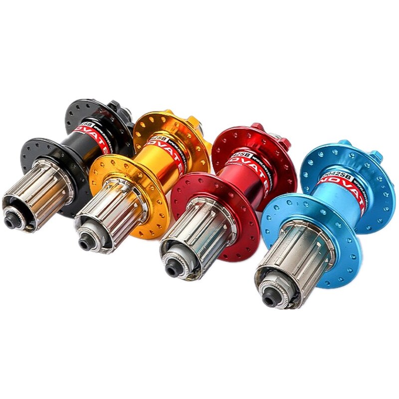 NOVATEC D042SB Front and Rear Hub Mountain Bike Disc Brake Card Bearing Palin Shaft 32/36 Hole Brand Original
