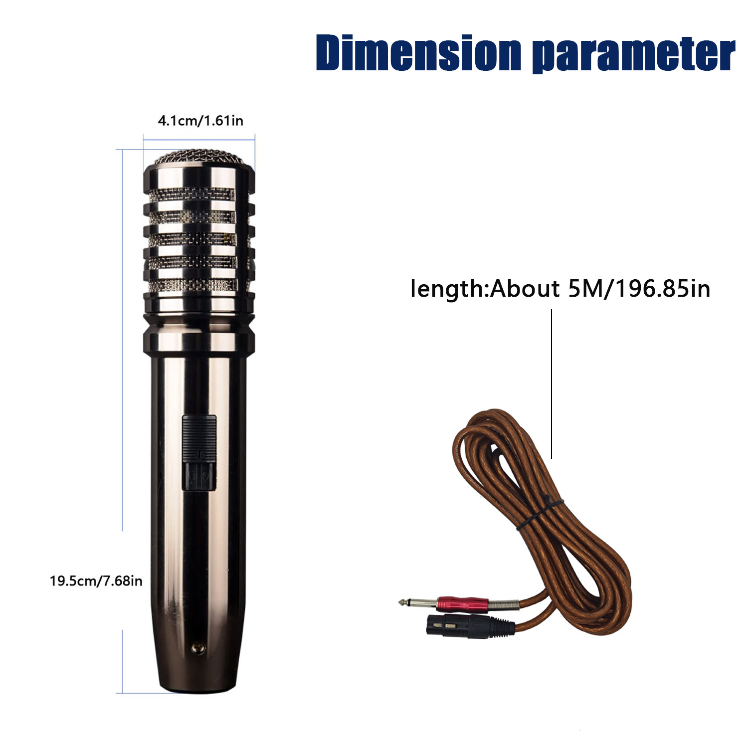 Professionele multifunctionele dynamische microfoon Handheld bedrade karaoke Studio zangmicrofoon KTV Show Live podiummicrofoon