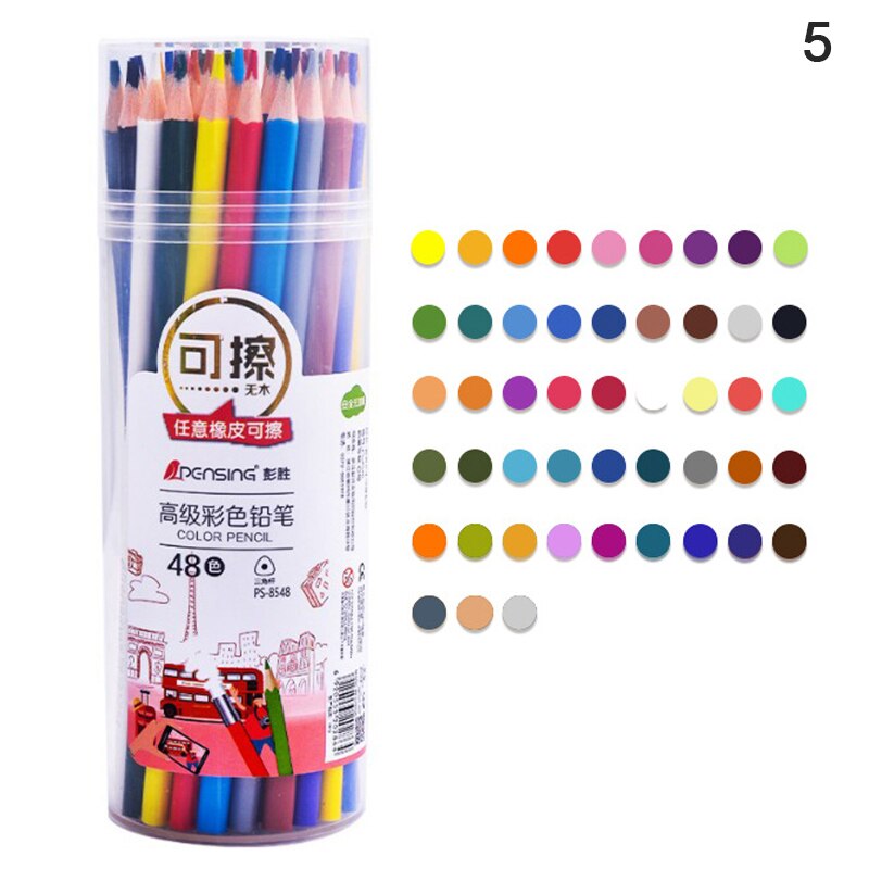 Natural wood pencil crayons Drawing Pencils for Supplies Sketch: A5