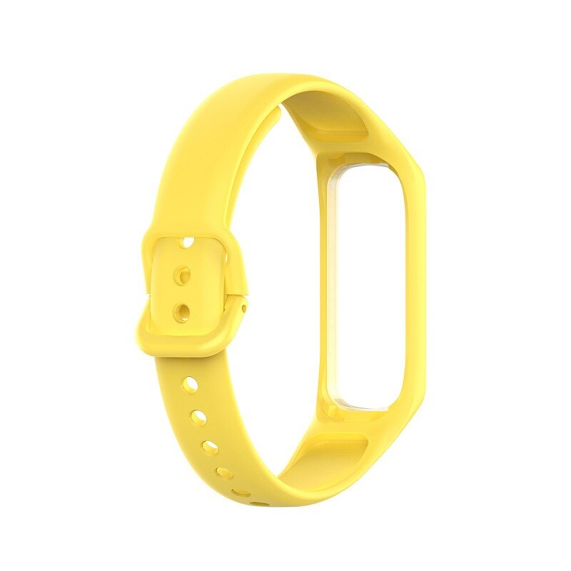 Essidi Soft Silicone Bands For Samsung Galaxy Watch Fit e R375 Smart Bracelet Wrist Band Strap For Samsung Galaxy Fit e Correa: Yellow