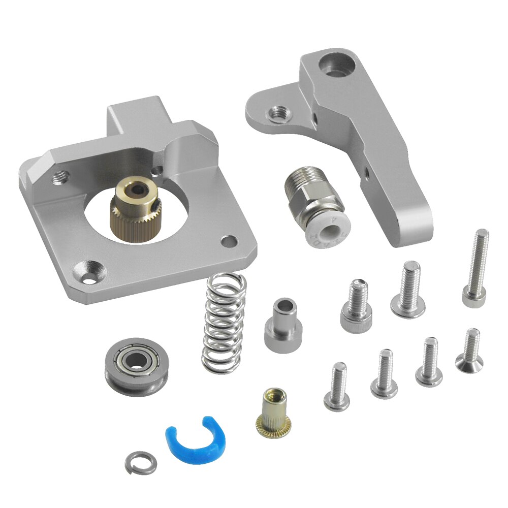 3D Printer Parts CR10 Extruder Upgraded Replacement Aluminum MK8 Extruder for Creality Ender 3 Pro CR-10 CR-10S CR-10 S4: Gray