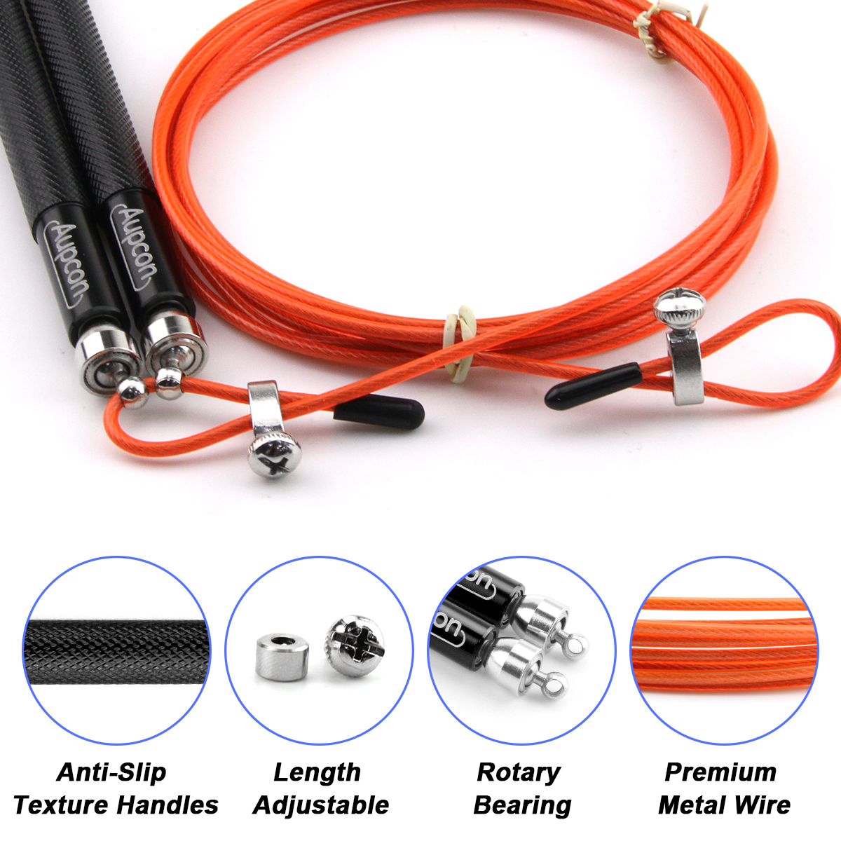 Professionele Jump Rope Crossfit Speed Springtouw Voor Man Boksen Fitness Overslaan Workout Training Met Draagtas Spare Kabel