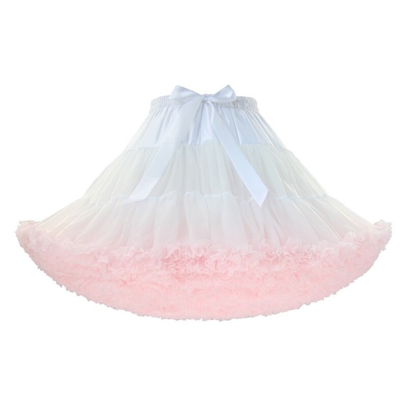 Korte Puffy Cosplay Rode Lolita Petticoat Crinoline Halloween Roze Tule Jurk Onderrok Rockabilly Volwassen Tutu Rok Jupon Femme