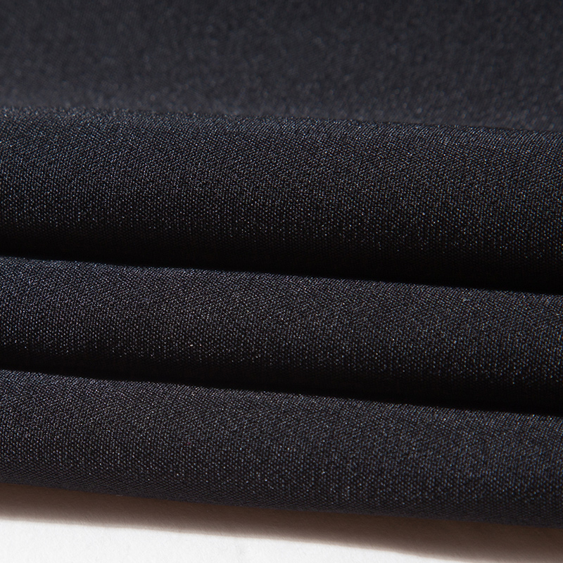 YIGELILA Herfst Nieuwkomers Zwarte Jurk V-hals Lange Sleevs Elegante Jurk knielange Flare Mouwen Jurk 65231