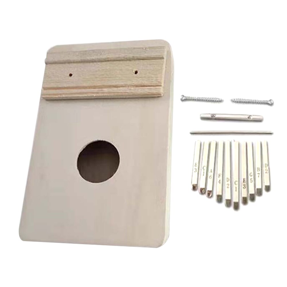 17 Or 10 Keys Musical Mini Sound Children Hand Held Thumb Piano Wooden Kalimba Finger Beginner Entertainment DIY: 2