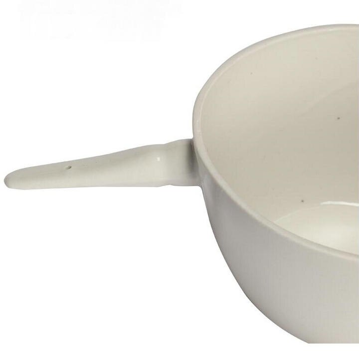 Porcelain evaporative dish, Ceramic evaporating dish, steamer WITH HANDLE 30/50/75/100-300ml