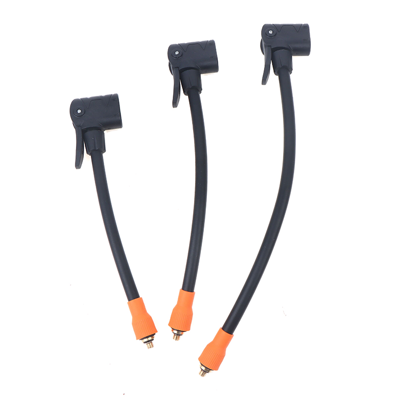 M6-Gewinde-Luftfutter mit Luftschlauch, Standard-Reifenventil-Feingewinde, geeignet für integrierte Luftpumpe mit M6-Gewinde