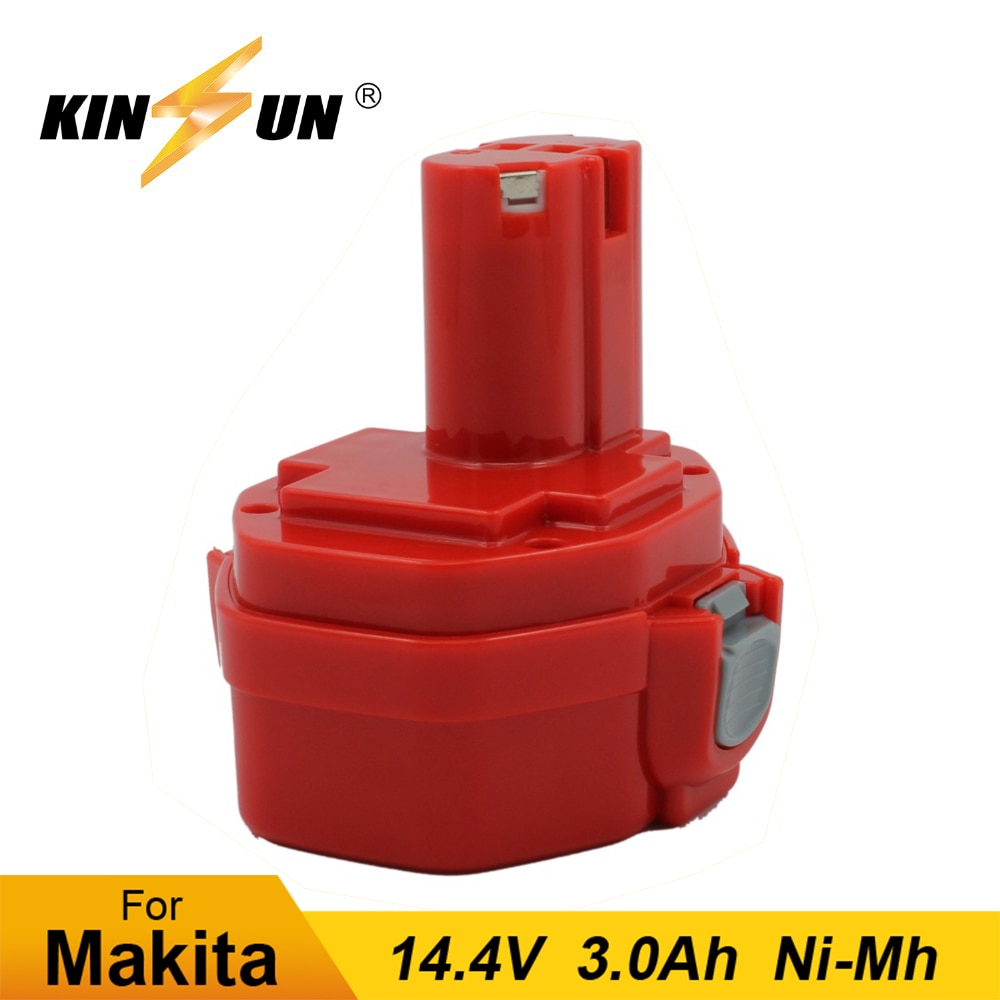 KINSUN Replacement Power Tool Battery 14.4V 3.0Ah Ni-Mh for Makita Cordless Drill Screwdriver 1420 1422 1433 1434 1435 1435F