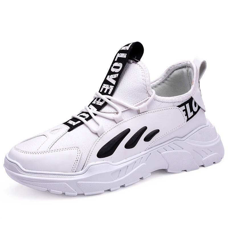 blade series sports shoes shock-absorbing running shoes wear-resistant single shoes men's jogging coach casual shoes: White / 9.5