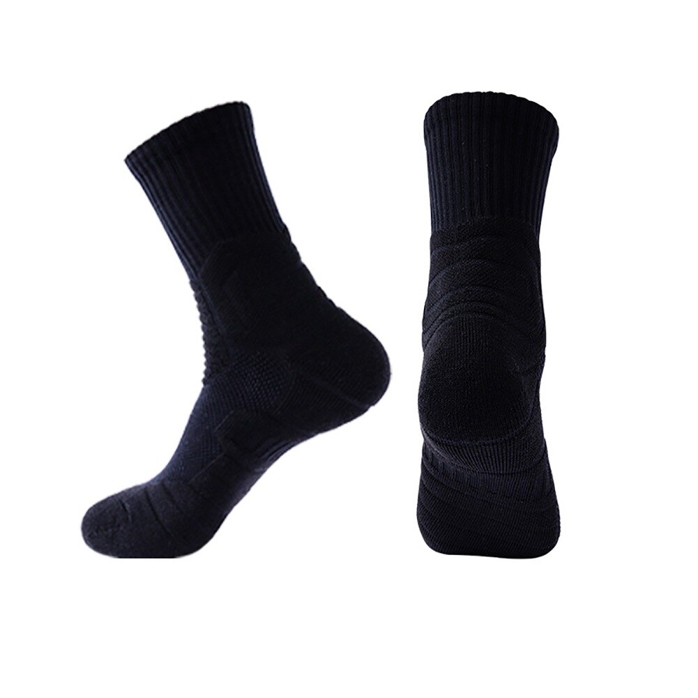 1 Pair Basketball Sports Socks Breathable Footwear Knee-High Socks Ankle Protecter Socks: B